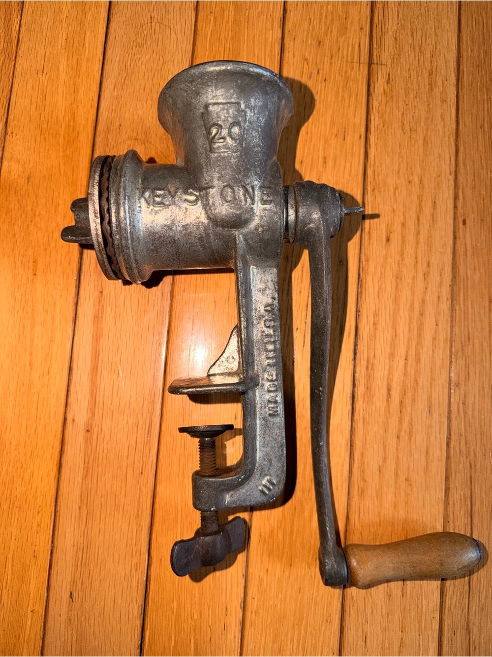 Vintage cast iron grinder 1950s Boyertown USA